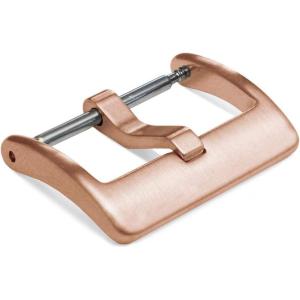 imageBarton Elite Watch Band Replacement Buckle  Brushed 316L Stainless Steel  16mm 18mm 20mm 22mm ampamp 24mmRose Gold