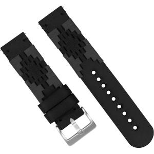 imageBarton Gaucho Leather Quick Release Watch Band Straps  Choose Color ampamp Width  18mm 20mm 22mmSmoke  Black
