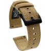 image20mm Khaki Tan  BARTON Canvas Quick Release Watch Band Straps  Choose Color ampamp Width  18mm 20mm or 22mm  Black PVD Buckle