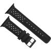 imageBARTON WATCH BANDS  Horween Leather Watch Bands Compatible with Apple Watch Models  1 2 3 4 5 6 7 8 9 10 SE Ultra ampamp Ultra 2Black Racing Style