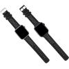 imageBARTON WATCH BANDS  Horween Leather Watch Bands Compatible with Apple Watch Models  1 2 3 4 5 6 7 8 9 10 SE Ultra ampamp Ultra 2Black Racing Style
