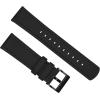 imageBARTON Sailcloth Quick Release Premium Nylon Weave Choice of Color and Width 18mm 19mm 20mm 21mm 22mm 23mm 24mmBlack  Black PVD Buckle