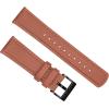 imageBARTON Sailcloth Quick Release Premium Nylon Weave Choice of Color and Width 18mm 19mm 20mm 21mm 22mm 23mm 24mmCopper Orange  Black PVD Buckle