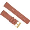 imageBARTON Sailcloth Quick Release Premium Nylon Weave Choice of Color and Width 18mm 19mm 20mm 21mm 22mm 23mm 24mmCopper Orange  Gold Buckle