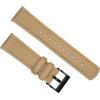 imageBARTON Sailcloth Quick Release Premium Nylon Weave Choice of Color and Width 18mm 19mm 20mm 21mm 22mm 23mm 24mmKhaki Tan  Black PVD Buckle
