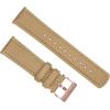 imageBARTON Sailcloth Quick Release Premium Nylon Weave Choice of Color and Width 18mm 19mm 20mm 21mm 22mm 23mm 24mmKhaki Tan  Rose Gold Buckle