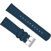 imageBARTON Sailcloth Quick Release Premium Nylon Weave Choice of Color and Width 18mm 19mm 20mm 21mm 22mm 23mm 24mmNavy Blue