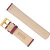 imageBARTON Sailcloth Quick Release Premium Nylon Weave Choice of Color and Width 18mm 19mm 20mm 21mm 22mm 23mm 24mmRaspberry Red  Gold Buckle