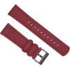 imageBARTON Sailcloth Quick Release Premium Nylon Weave Choice of Color and Width 18mm 19mm 20mm 21mm 22mm 23mm 24mmRaspberry Red  Gunmetal Grey Buckle