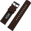 image22mm Chocolate Brown  BARTON Canvas Quick Release Watch Band Straps with Gunmetal Grey Buckles  Choose Color amp Width  18mm 20mm or 22mm