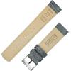 imageBARTON WATCH BANDS 22mm Smoke Grey  Long  Alligator Grain  Quick Release Leather Watch Bands