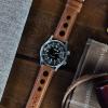 imageBarton Racing amp Rally Horween Leather Straps with Integrated Quick Release Spring Bars  Standard Length fits Wrists 5 to 818mm 19mm 20mm 21mm 22mm 23mm amp 24mm Watch Bands  Choose Strap Color amp WidthCaramel Rally Style