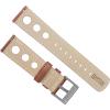 imageBarton Racing amp Rally Horween Leather Straps with Integrated Quick Release Spring Bars  Standard Length fits Wrists 5 to 818mm 19mm 20mm 21mm 22mm 23mm amp 24mm Watch Bands  Choose Strap Color amp WidthCaramel Rally Style  Gunmetal Buckle