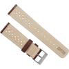 imageBarton Racing amp Rally Horween Leather Straps with Integrated Quick Release Spring Bars  Standard Length fits Wrists 5 to 818mm 19mm 20mm 21mm 22mm 23mm amp 24mm Watch Bands  Choose Strap Color amp WidthChocolate Racing Style  Gunmetal Buckle