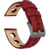Crimson Red (Rally Style) - Gunmetal Buckle