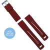 imageBARTON Elite Silicone Watch Bands  Quick Release  Choose Strap Color amp Buckle Color Stainless Steel Black PVD or Gunmetal Grey  18mm 20mm 22mm amp 24mm Watch StrapsCrimson Red