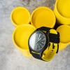imageBARTON Elite Silicone Watch Bands  Quick Release  Choose Strap Color amp Buckle Color Stainless Steel Black PVD or Gunmetal Grey  18mm 20mm 22mm amp 24mm Watch StrapsBlack Top  Yellow Bottom  Black PVD Buckle