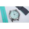 imageBARTON Elite Silicone Watch Bands  Quick Release  Choose Strap Color amp Buckle Color Stainless Steel Black PVD or Gunmetal Grey  18mm 20mm 22mm amp 24mm Watch StrapsSmoke Grey Top  Mint Green Bottom