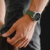 imageBARTON Elite Silicone Watch Bands  Quick Release  Choose Strap Color amp Buckle Color Stainless Steel Black PVD or Gunmetal Grey  18mm 20mm 22mm amp 24mm Watch StrapsArmy Green Top  Black Bottom