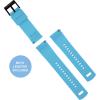 imageBARTON Elite Silicone Watch Bands  Quick Release  Choose Strap Color amp Buckle Color Stainless Steel Black PVD or Gunmetal Grey  18mm 20mm 22mm amp 24mm Watch StrapsTwo Toned Blue Flatwater  Black PVD Buckle