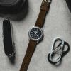 imageBARTON Elite Silicone Watch Bands  Quick Release  Choose Strap Color amp Buckle Color Stainless Steel Black PVD or Gunmetal Grey  18mm 20mm 22mm amp 24mm Watch StrapsChocolate Brown Top  Khaki Bottom