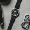 imageBARTON Elite Silicone Watch Bands  Quick Release  Choose Strap Color amp Buckle Color Stainless Steel Black PVD or Gunmetal Grey  18mm 20mm 22mm amp 24mm Watch StrapsBlack Top  Crimson Red Bottom  Gunmetal Grey