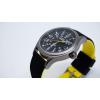 imageBARTON Elite Silicone Watch Bands  Quick Release  Choose Strap Color amp Buckle Color Stainless Steel Black PVD or Gunmetal Grey  18mm 20mm 22mm amp 24mm Watch StrapsBlack Top  Yellow Bottom