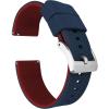 Navy Blue Top / Crimson Red Bottom