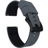 Smoke Grey Top / Black Bottom & Black PVD Buckle
