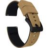 Khaki Tan Top / Black Bottom & Black PVD Buckle