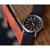 imageBARTON WATCH BANDS  Top Grain Leather Watch Bands Compatible with Apple Watch Models  1 2 3 4 5 6 7 8 9 10 SE Ultra amp Ultra 2Black Leather  Black Stitching Gold Buckle