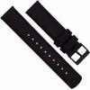 imageBARTON WATCH BANDS  Top Grain Leather Watch Bands Compatible with Apple Watch Models  1 2 3 4 5 6 7 8 9 10 SE Ultra amp Ultra 2Black Leather  Black Stitching Black Buckle