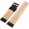 imageBARTON WATCH BANDS  Top Grain Leather Watch Bands Compatible with Apple Watch Models  1 2 3 4 5 6 7 8 9 10 SE Ultra amp Ultra 2Black Leather  Black Stitching Black Buckle