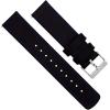 imageBARTON WATCH BANDS  Top Grain Leather Watch Bands Compatible with Apple Watch Models  1 2 3 4 5 6 7 8 9 10 SE Ultra amp Ultra 2Black Leather  Blue Stitching