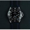 imageBARTON WATCH BANDS  Top Grain Leather Watch Bands Compatible with Apple Watch Models  1 2 3 4 5 6 7 8 9 10 SE Ultra amp Ultra 2Black Leather  Blue Stitching