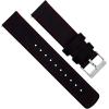 imageBARTON WATCH BANDS  Top Grain Leather Watch Bands Compatible with Apple Watch Models  1 2 3 4 5 6 7 8 9 10 SE Ultra amp Ultra 2Black Leather  Red Stitching