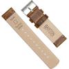 imageBARTON WATCH BANDS  Top Grain Leather Watch Bands Compatible with Apple Watch Models  1 2 3 4 5 6 7 8 9 10 SE Ultra amp Ultra 2Caramel Tan Leather