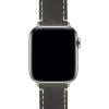 imageBARTON WATCH BANDS  Top Grain Leather Watch Bands Compatible with Apple Watch Models  1 2 3 4 5 6 7 8 9 10 SE Ultra amp Ultra 2Espresso Brown Leather  White Stitching