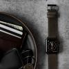 imageBARTON WATCH BANDS  Top Grain Leather Watch Bands Compatible with Apple Watch Models  1 2 3 4 5 6 7 8 9 10 SE Ultra amp Ultra 2Espresso Brown Leather  Stitching Black Hardware