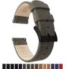 imageBARTON WATCH BANDS  Top Grain Leather Watch Bands Compatible with Apple Watch Models  1 2 3 4 5 6 7 8 9 10 SE Ultra amp Ultra 2Espresso Leather  Espresso Stitching