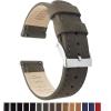 imageBARTON WATCH BANDS  Top Grain Leather Watch Bands Compatible with Apple Watch Models  1 2 3 4 5 6 7 8 9 10 SE Ultra amp Ultra 2Espresso Leather  Espresso Stitching