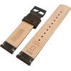 imageBARTON WATCH BANDS  Top Grain Leather Watch Bands Compatible with Apple Watch Models  1 2 3 4 5 6 7 8 9 10 SE Ultra amp Ultra 2Espresso Leather  Linen White Stitching