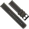 imageBARTON WATCH BANDS  Top Grain Leather Watch Bands Compatible with Apple Watch Models  1 2 3 4 5 6 7 8 9 10 SE Ultra amp Ultra 2Espresso Leather  Linen White Stitching