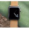 imageBARTON WATCH BANDS  Top Grain Leather Watch Bands Compatible with Apple Watch Models  1 2 3 4 5 6 7 8 9 10 SE Ultra amp Ultra 2Gingerbread Brown Leather  Stitching