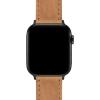 imageBARTON WATCH BANDS  Top Grain Leather Watch Bands Compatible with Apple Watch Models  1 2 3 4 5 6 7 8 9 10 SE Ultra amp Ultra 2Gingerbread Brown Leather  Stitching Black Hardware
