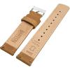 imageBARTON WATCH BANDS  Top Grain Leather Watch Bands Compatible with Apple Watch Models  1 2 3 4 5 6 7 8 9 10 SE Ultra amp Ultra 2Gingerbread Leather  Gingerbread Stitching