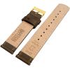 imageBARTON WATCH BANDS  Top Grain Leather Watch Bands Compatible with Apple Watch Models  1 2 3 4 5 6 7 8 9 10 SE Ultra amp Ultra 2Saddle Leather  Saddle Stitching Gold Buckle