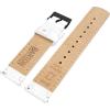 imageBARTON WATCH BANDS  Top Grain Leather Watch Bands Compatible with Apple Watch Models  1 2 3 4 5 6 7 8 9 10 SE Ultra amp Ultra 2White Leather  White Stitching