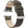 Espresso Brown Leather & Stitching