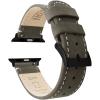 Espresso Brown Leather / White Stitching (Black Hardware)